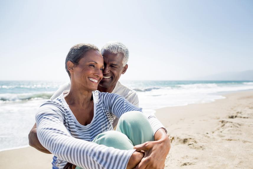 Couple on a beach